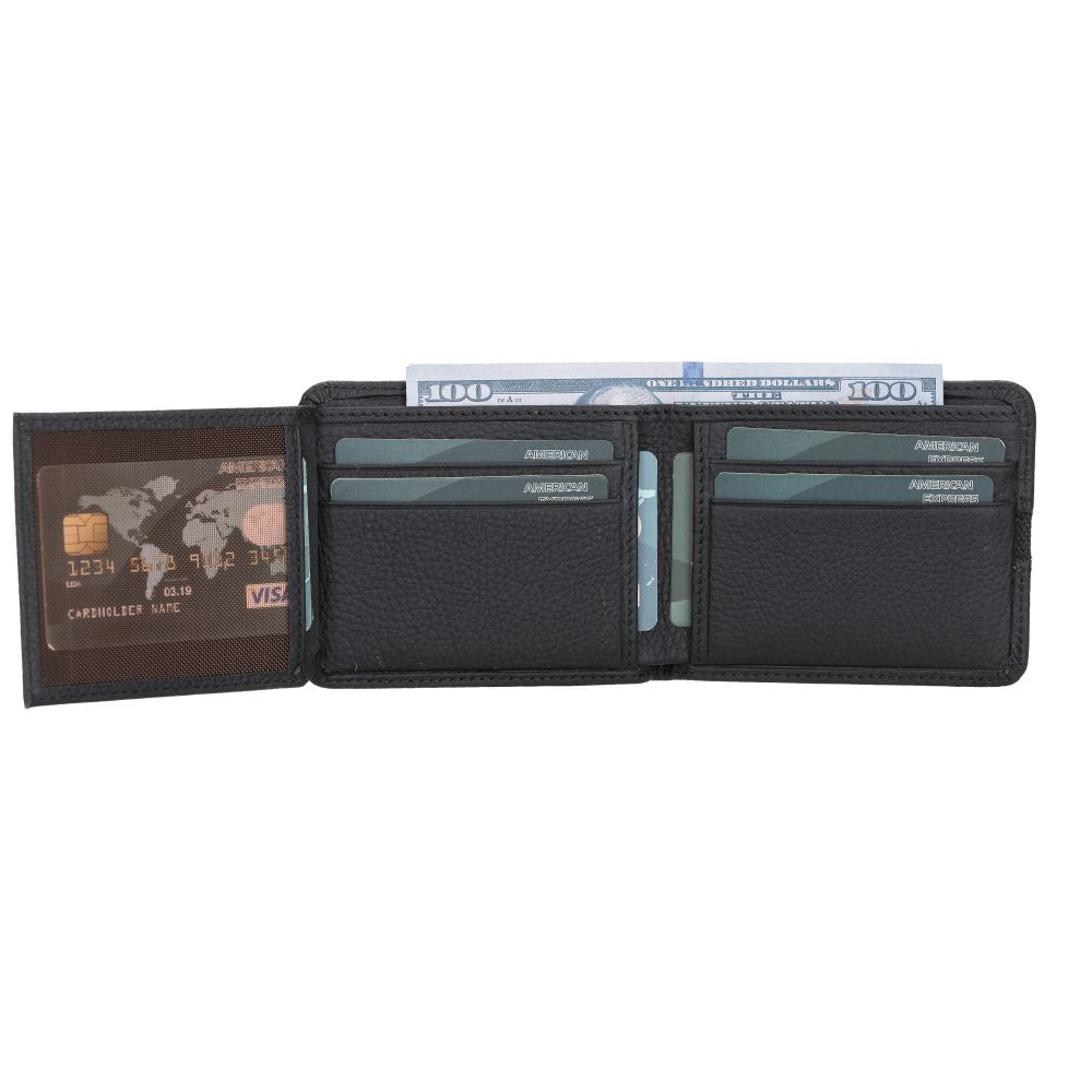 Benjamin Leather Wallet - Leather Card Holder