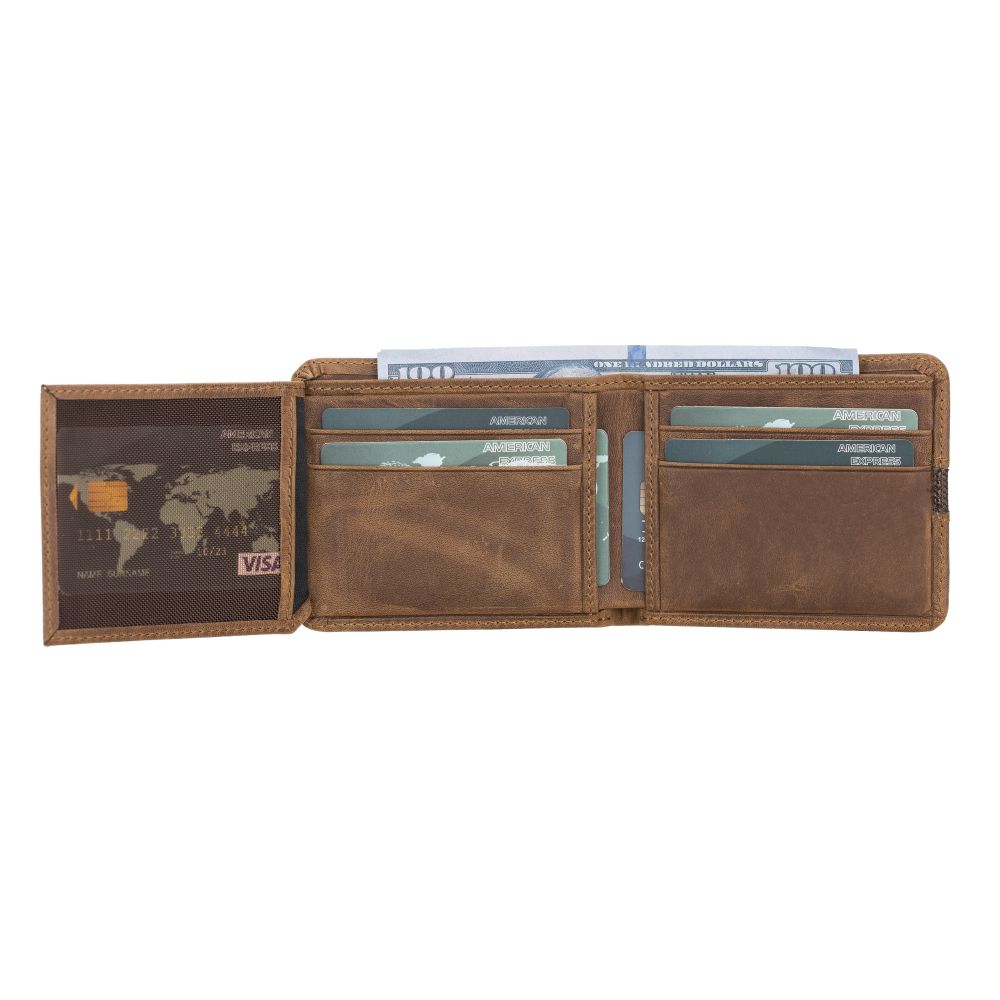 Benjamin Leather Wallet - Leather Card Holder