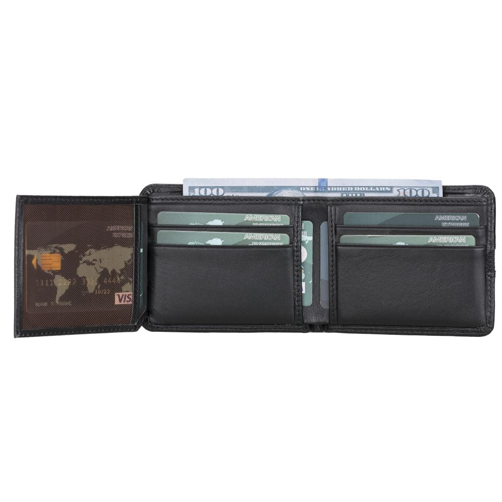 Benjamin Leather Wallet - Leather Card Holder