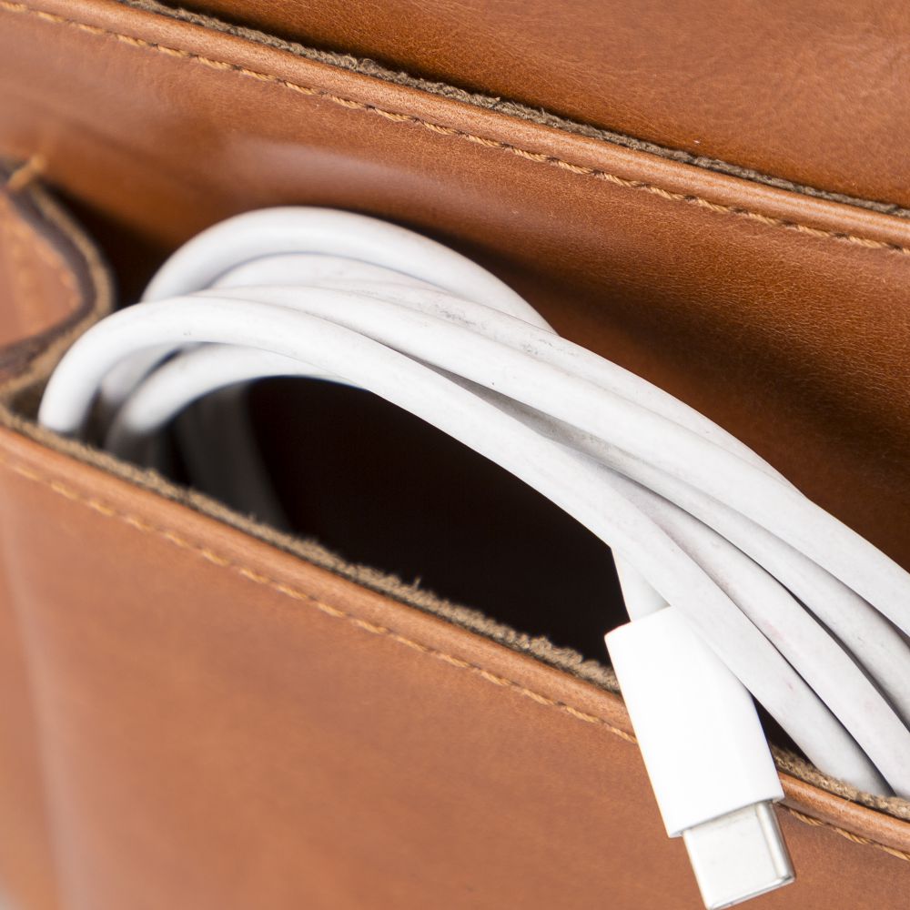 Olympus Leather Briefcase 13"