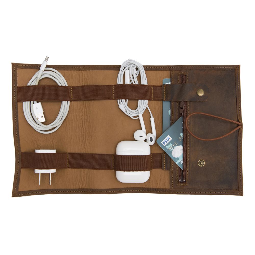 Leather Cable Organizer