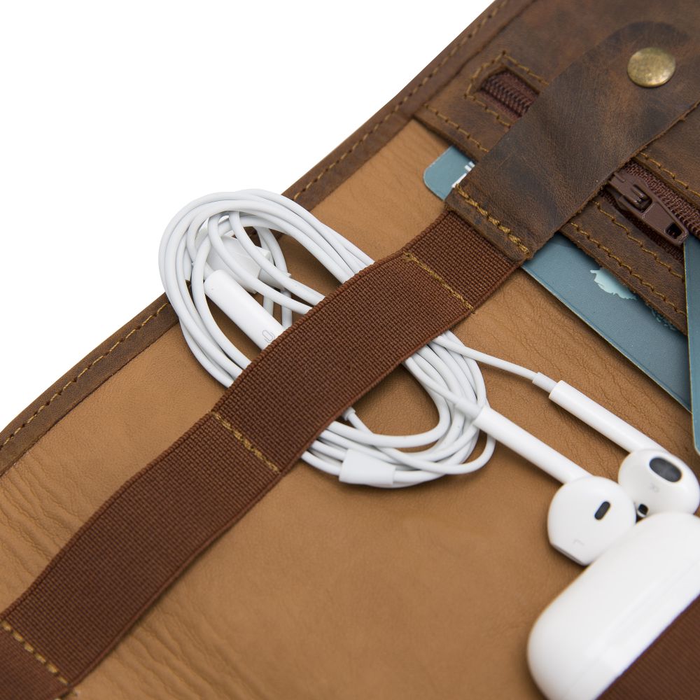 Leather Cable Organizer