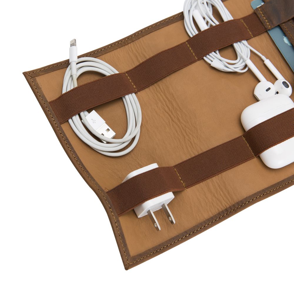 Leather Cable Organizer