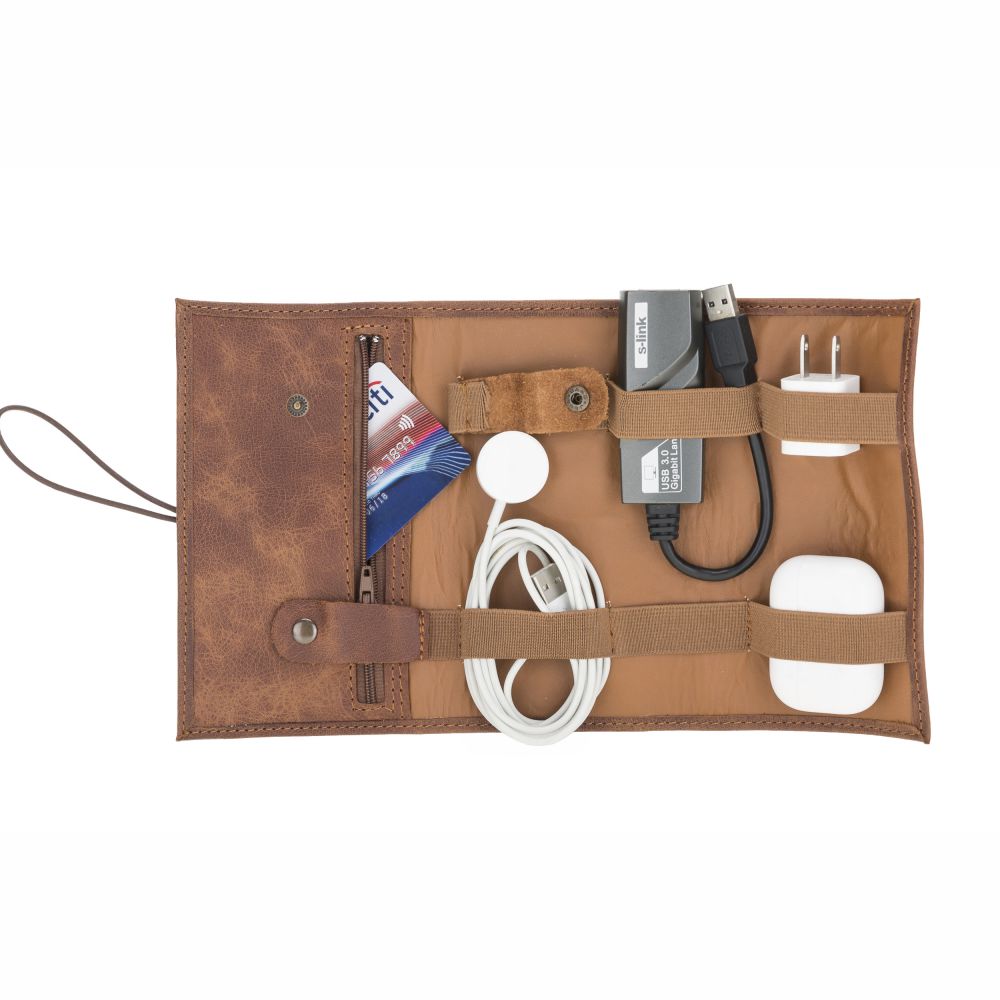 Leather Cable Organizer