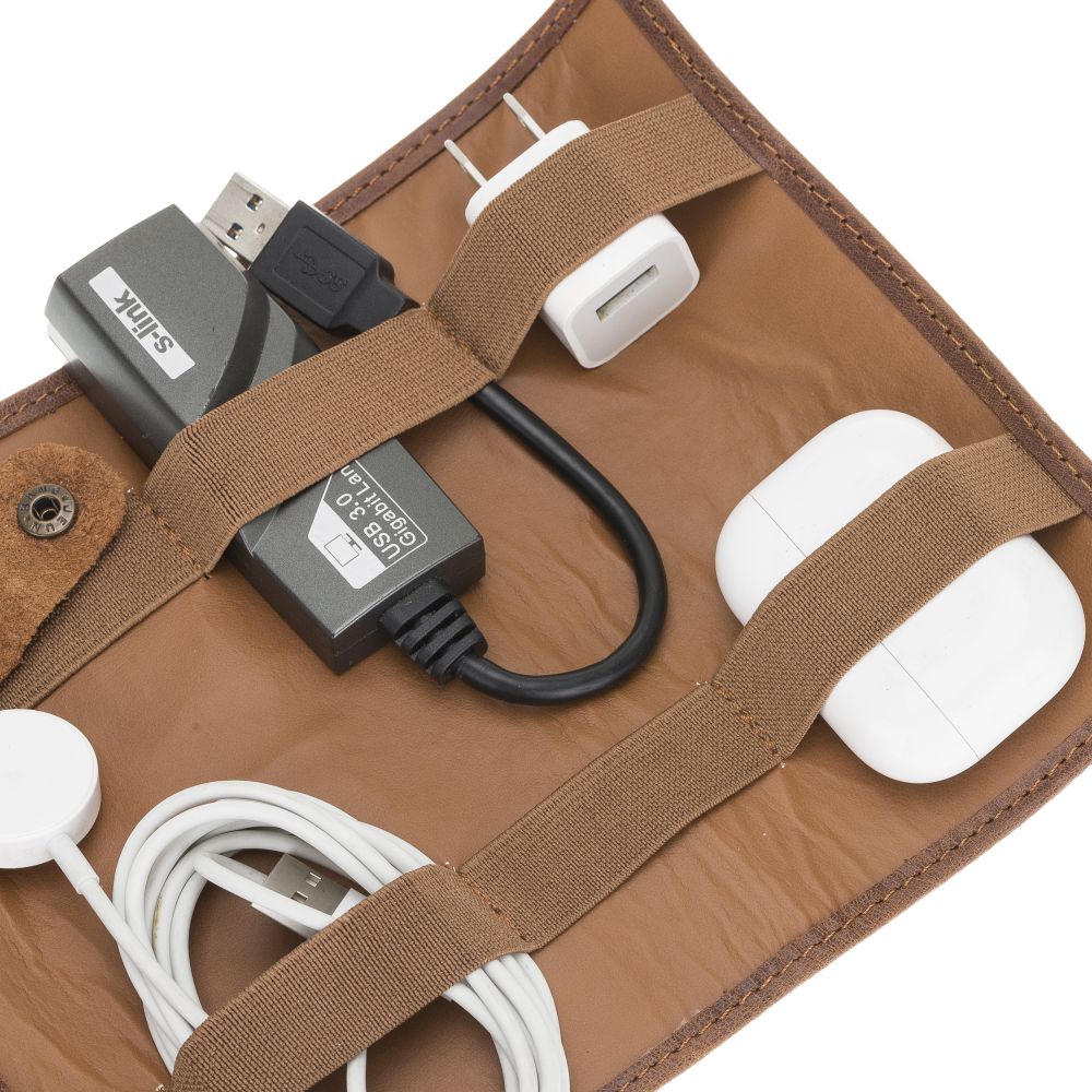 Leather Cable Organizer