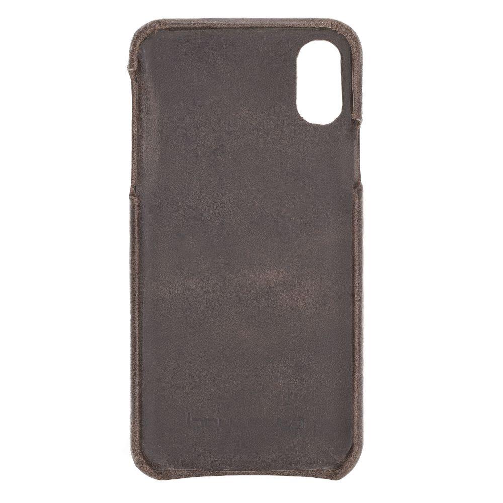 F360 Leather Back Cover Case for Apple iPhone X / iPhone XS