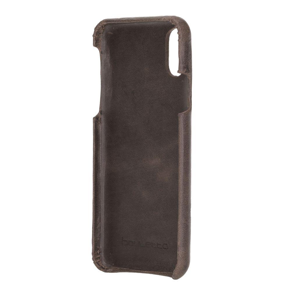 F360 Leather Back Cover Case for Apple iPhone X / iPhone XS