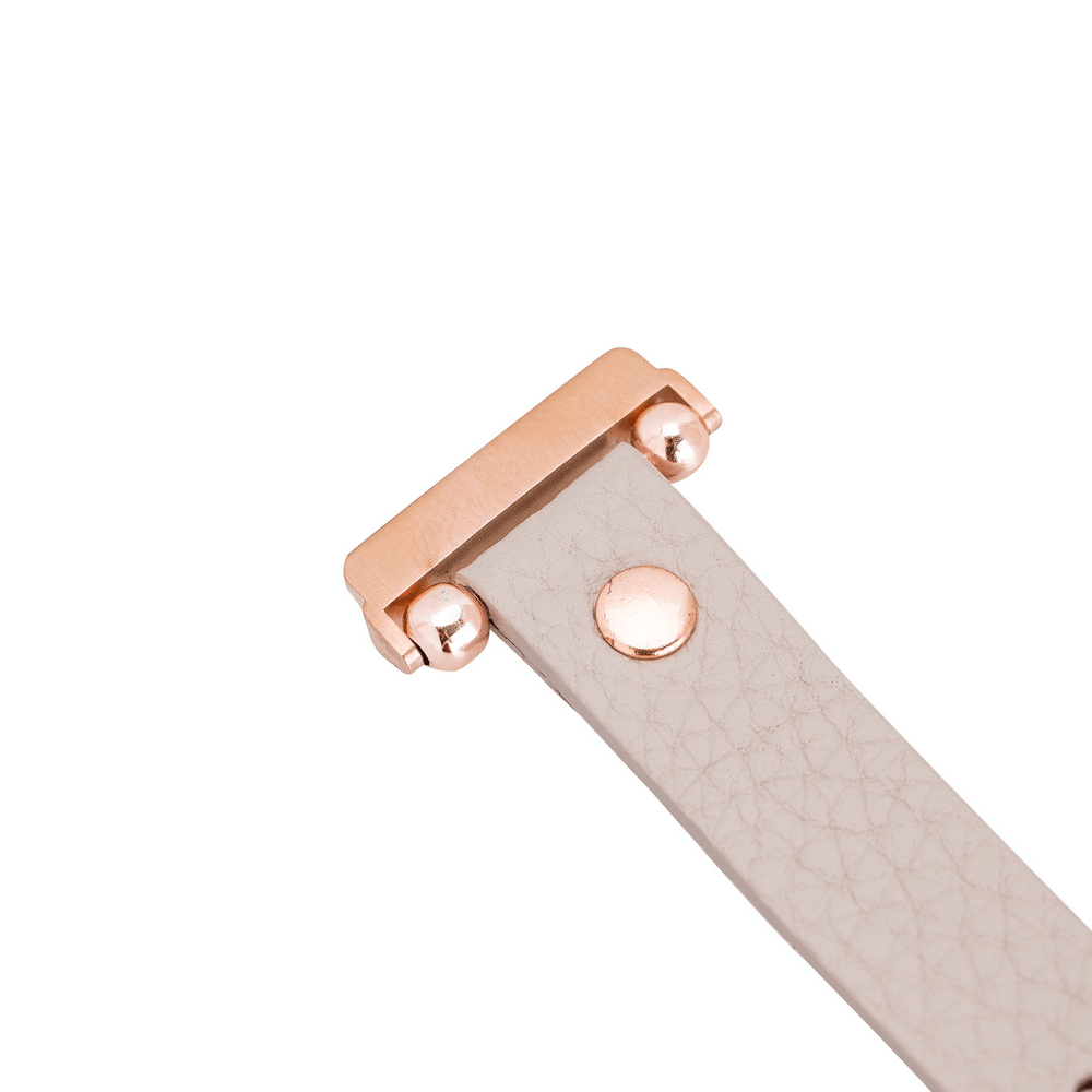 Genuine Leather Watch Band for Fitbit Versa 2 - Ferro