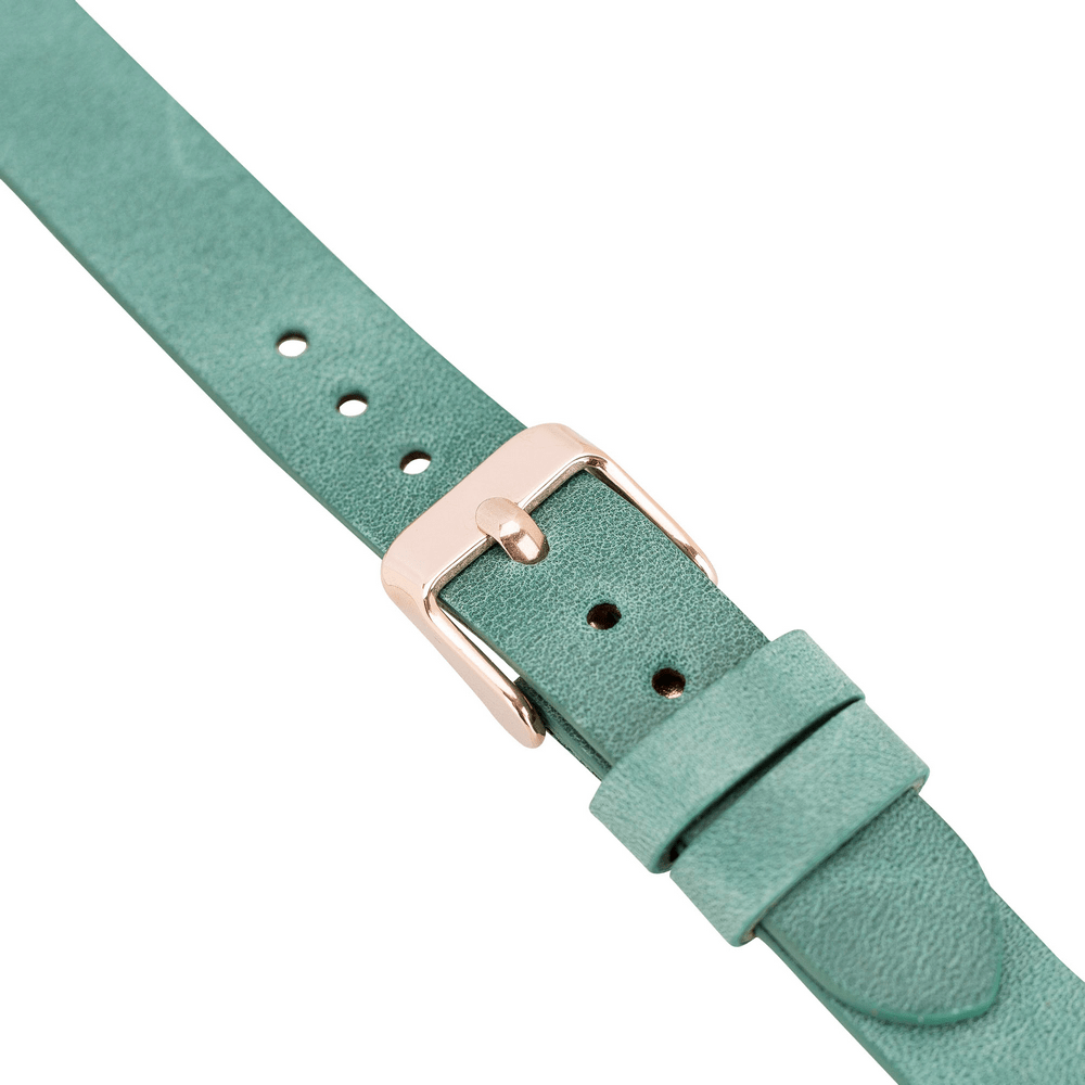 Genuine Leather Watch Band for Fitbit Versa 2 - Ferro