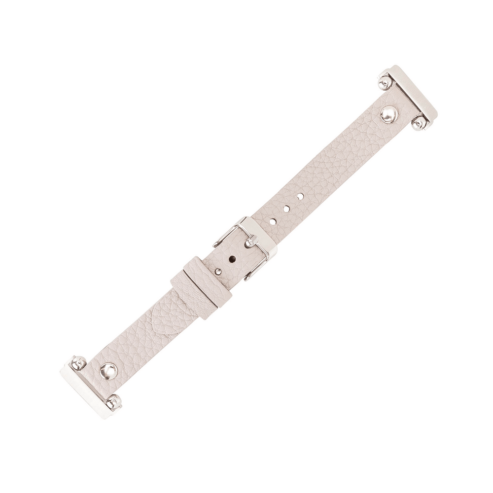 Genuine Leather Watch Band for Fitbit Versa 2 - Ferro