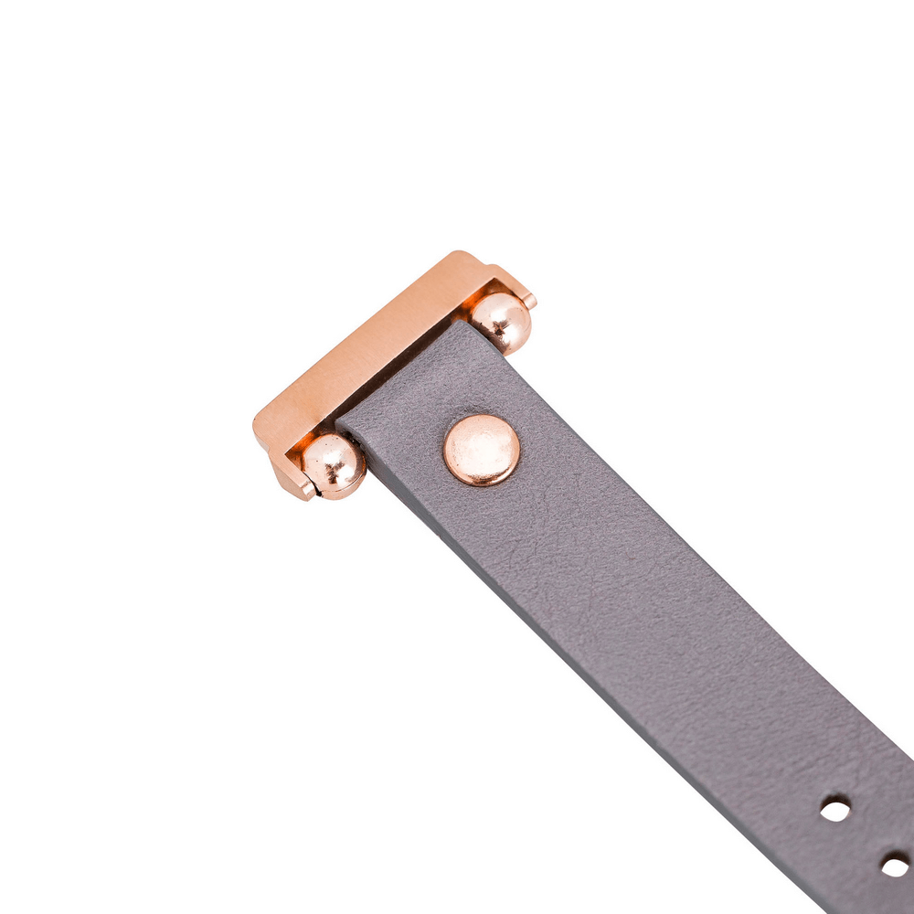 Genuine Leather Watch Band for Fitbit Versa 2 - Ferro