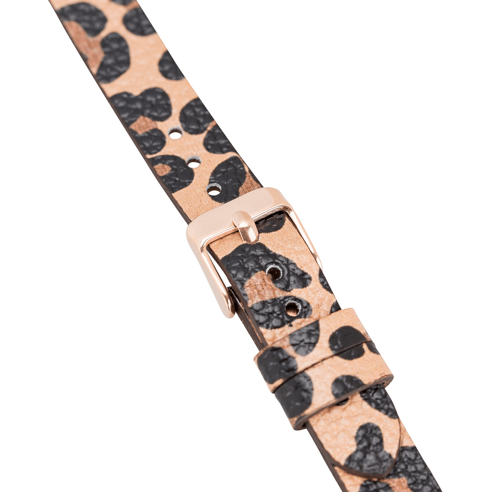 Genuine Leather Watch Band for Fitbit Versa 2 - Ferro