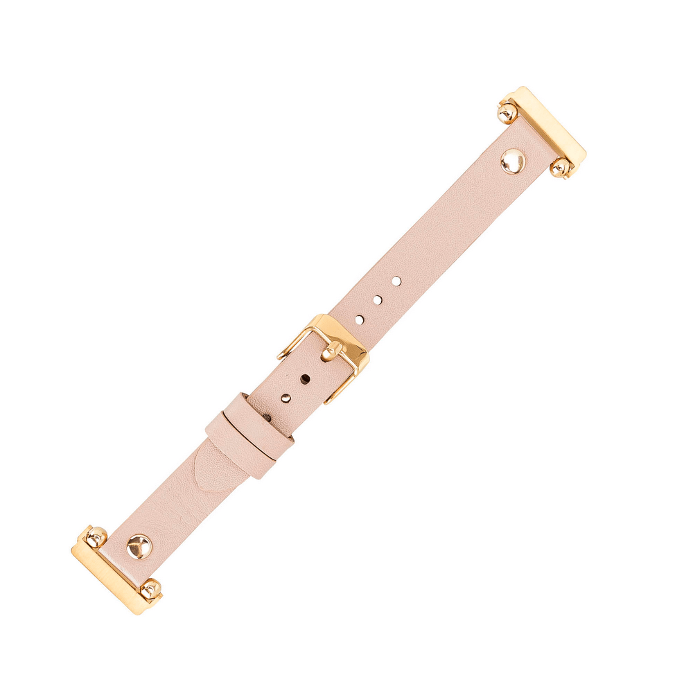 Genuine Leather Watch Band for Fitbit Versa 2 - Ferro