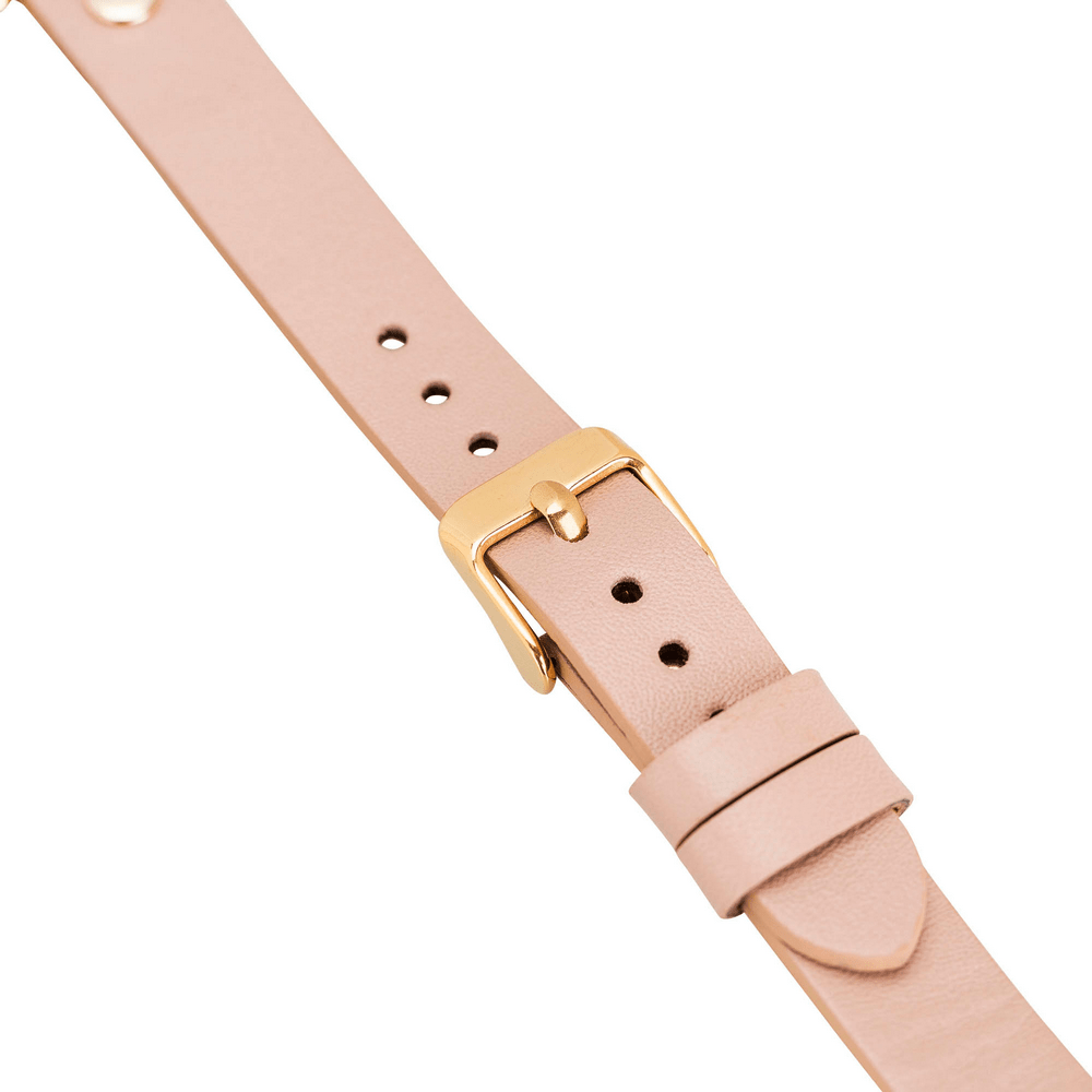 Genuine Leather Watch Band for Fitbit Versa 2 - Ferro