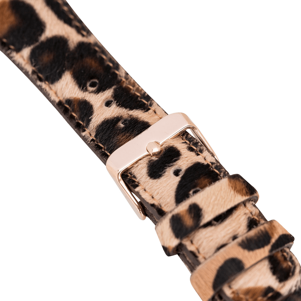 Genuine Leather Watch Band for Fitbit Versa 2 - Ferro