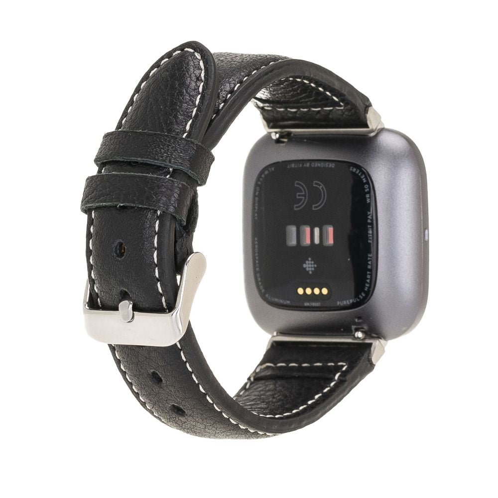 Leather Fitbit Watch Bands - NM1 Classic Stitched