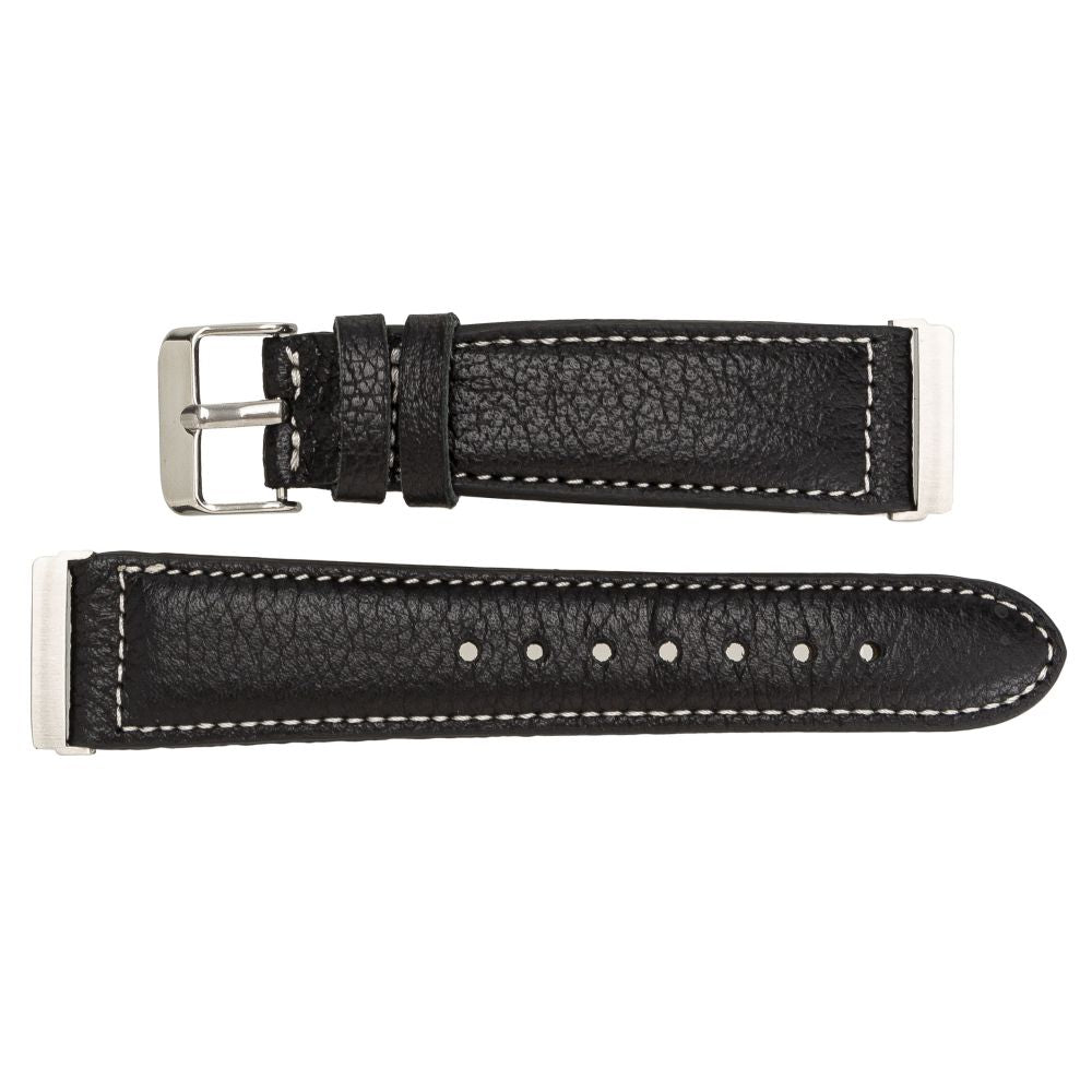 Leather Fitbit Watch Bands - NM1 Classic Stitched