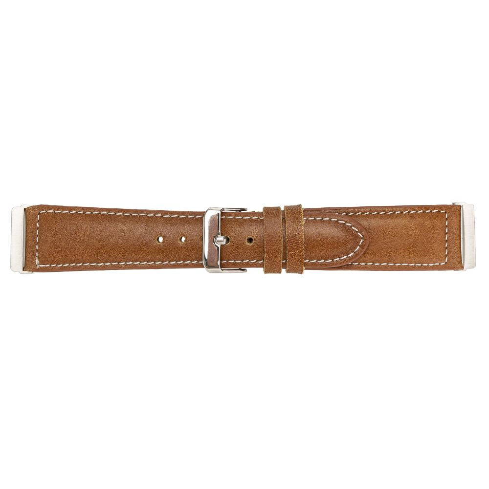 Leather Fitbit Watch Bands - NM1 Classic Stitched