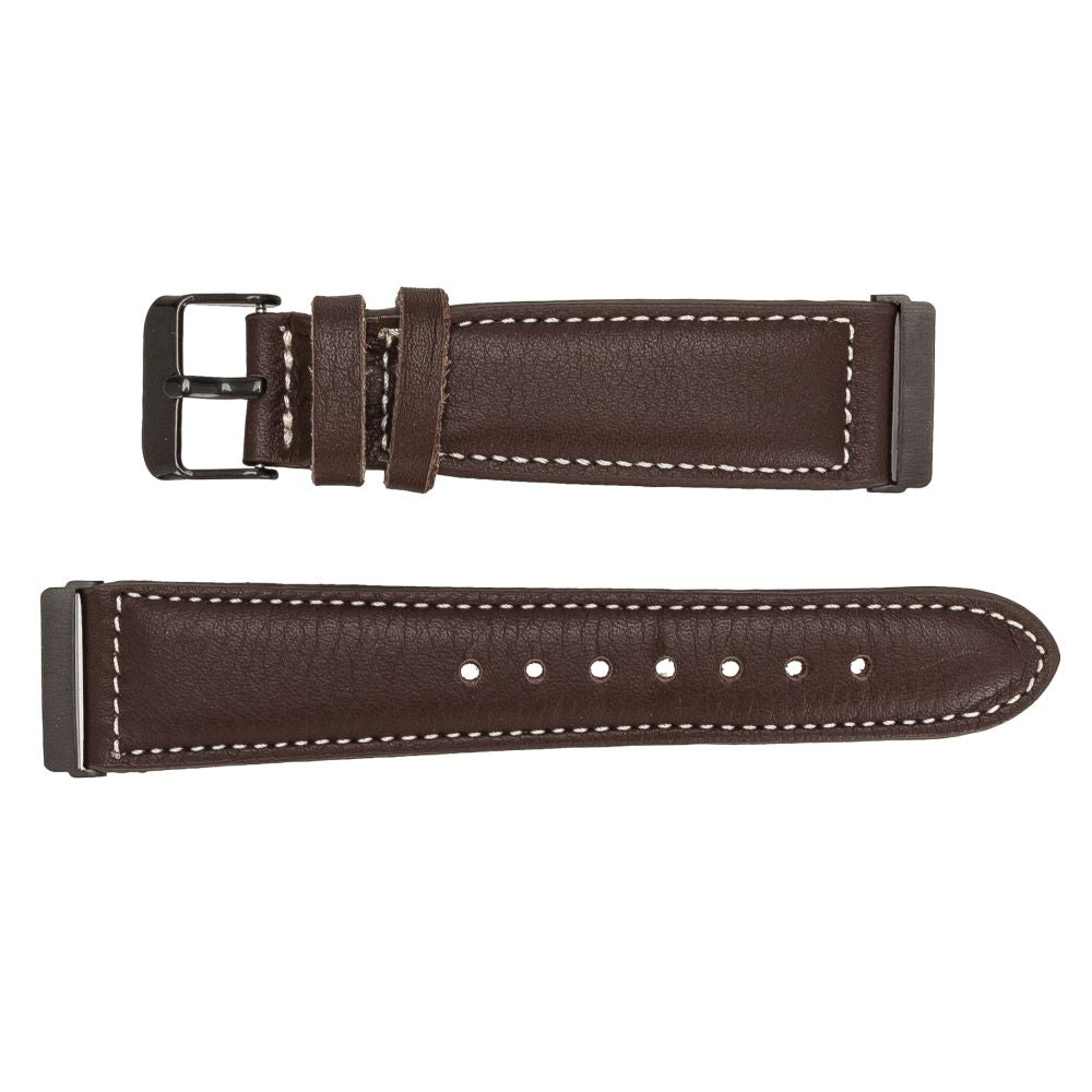 Leather Fitbit Watch Bands - NM1 Classic Stitched