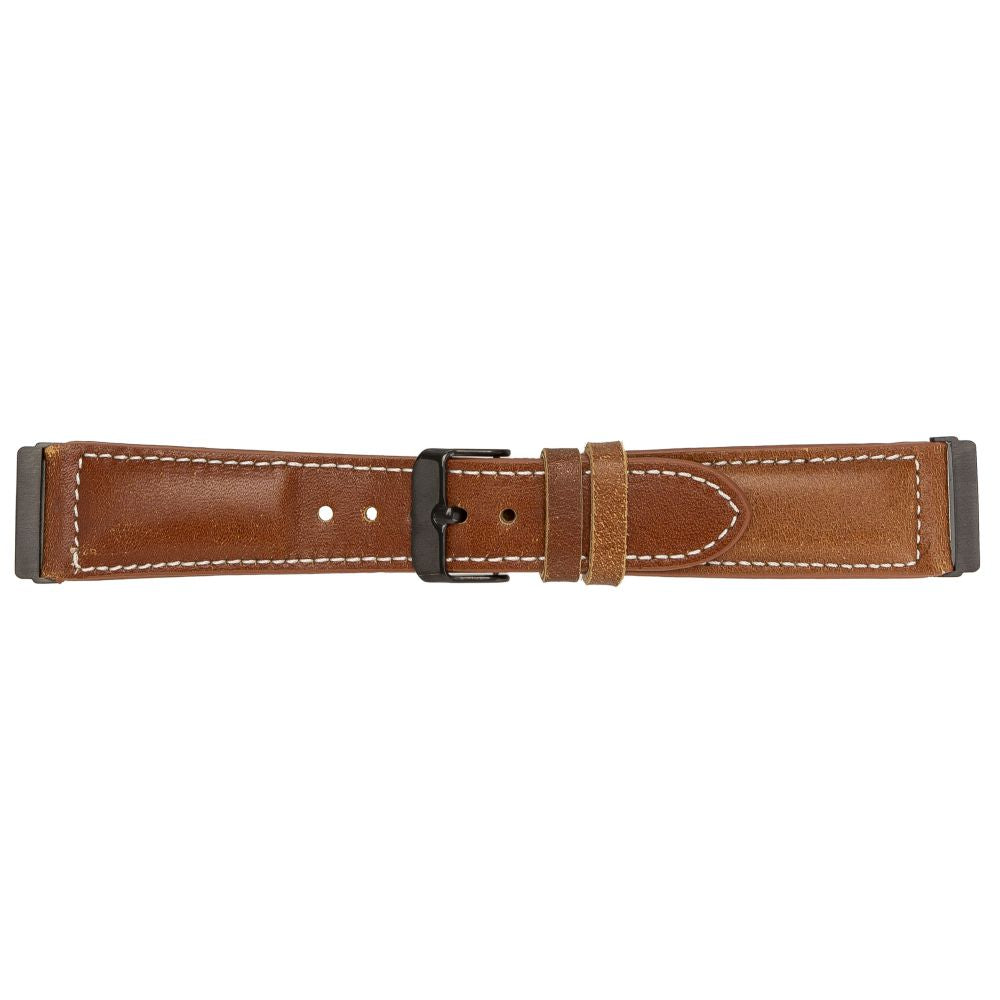Leather Fitbit Watch Bands - NM1 Classic Stitched