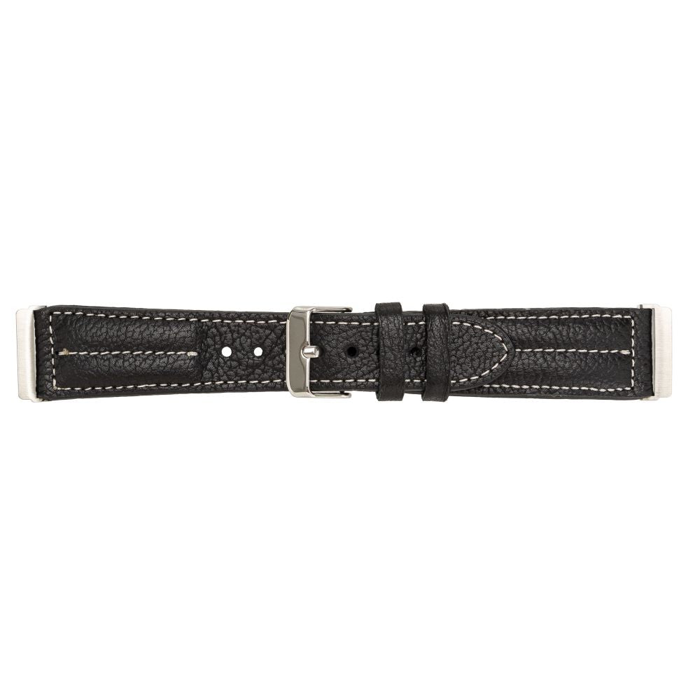 Leather Fitbit Watch Bands - NM3 Classic Stitched