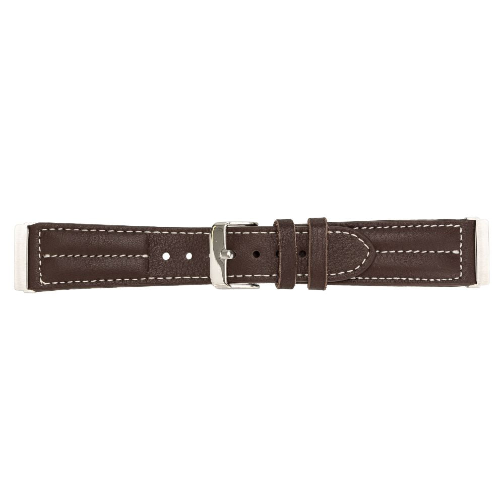 Leather Fitbit Watch Bands - NM3 Classic Stitched