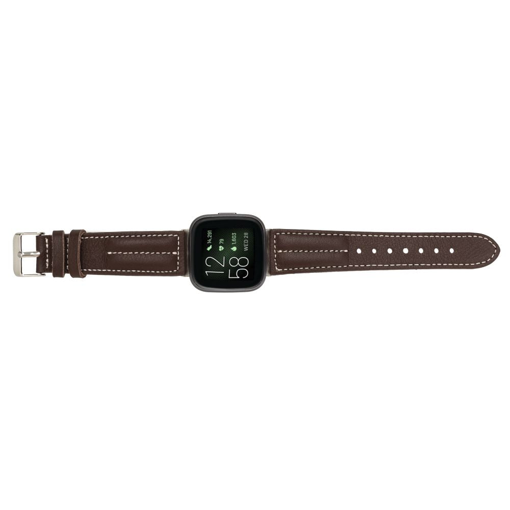 Leather Fitbit Watch Bands - NM3 Classic Stitched