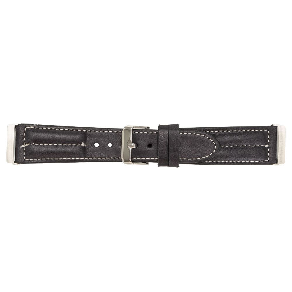 Leather Fitbit Watch Bands - NM3 Classic Stitched