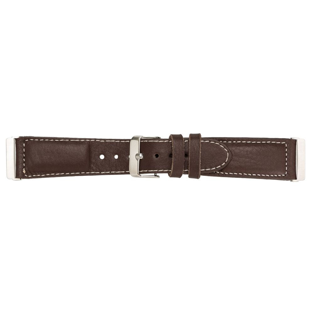 Leather Fitbit Watch Bands - NM4 Classic Stitched