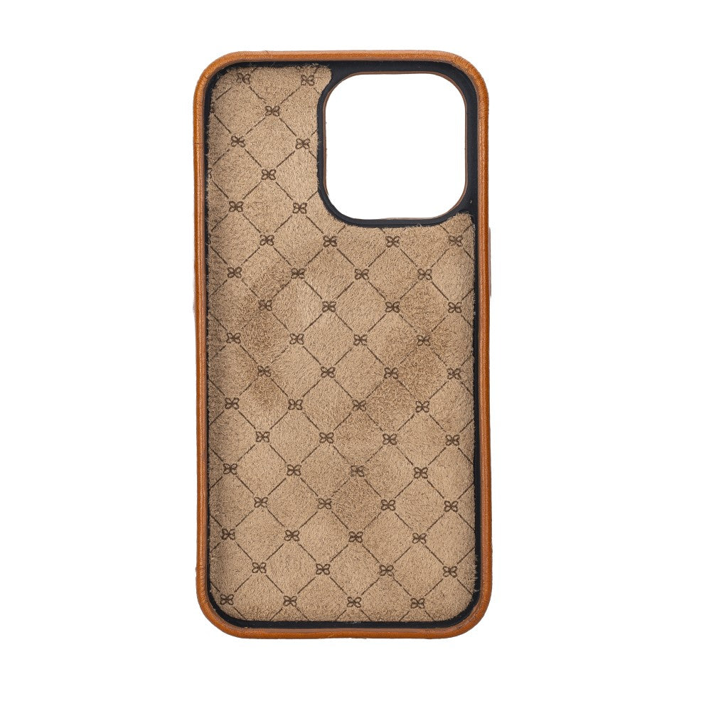 Rock Cover Base - Leather Back Cover Case with Stand for iPhone 13 Series