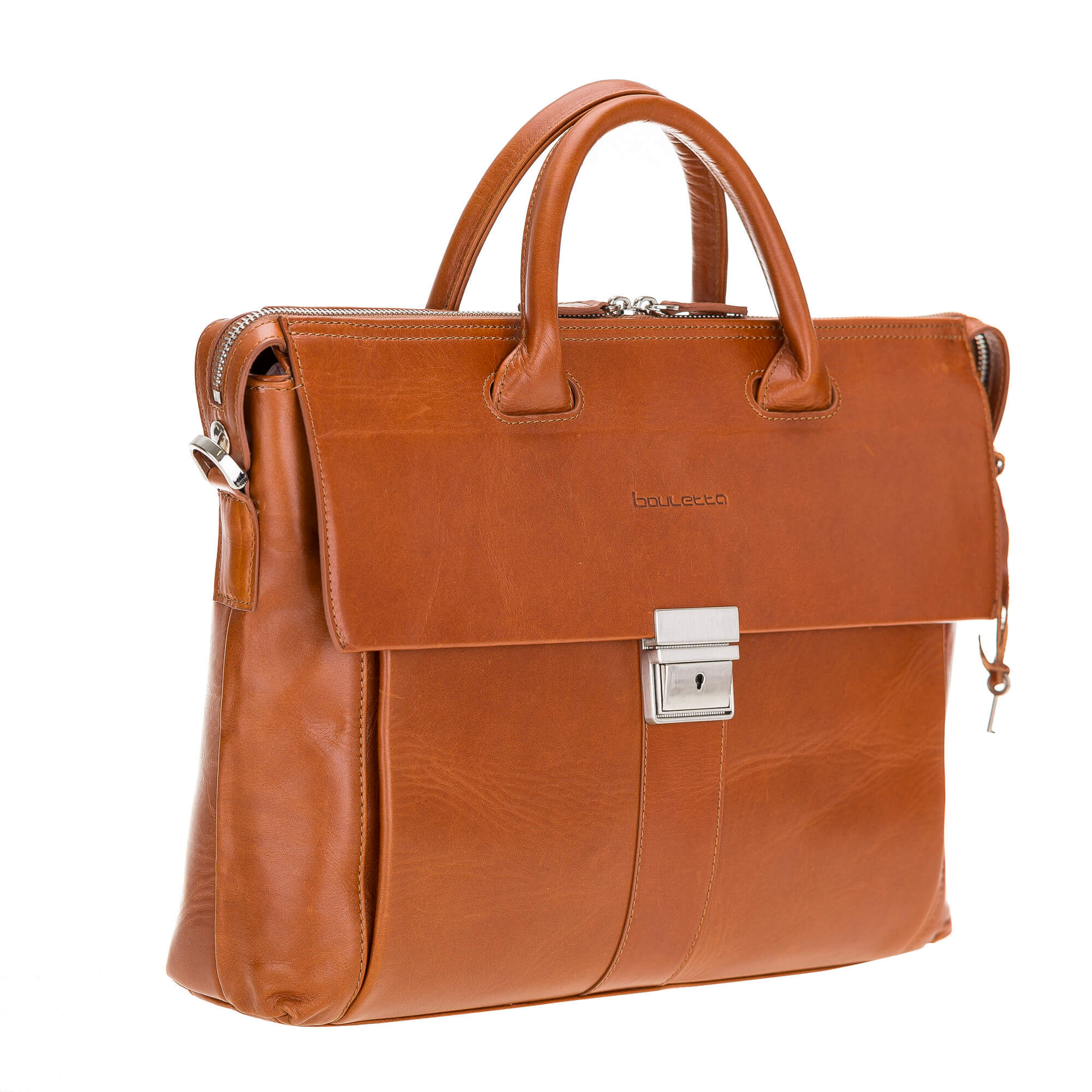 Wizard Briefcase Leather Bag - Laptop Bag