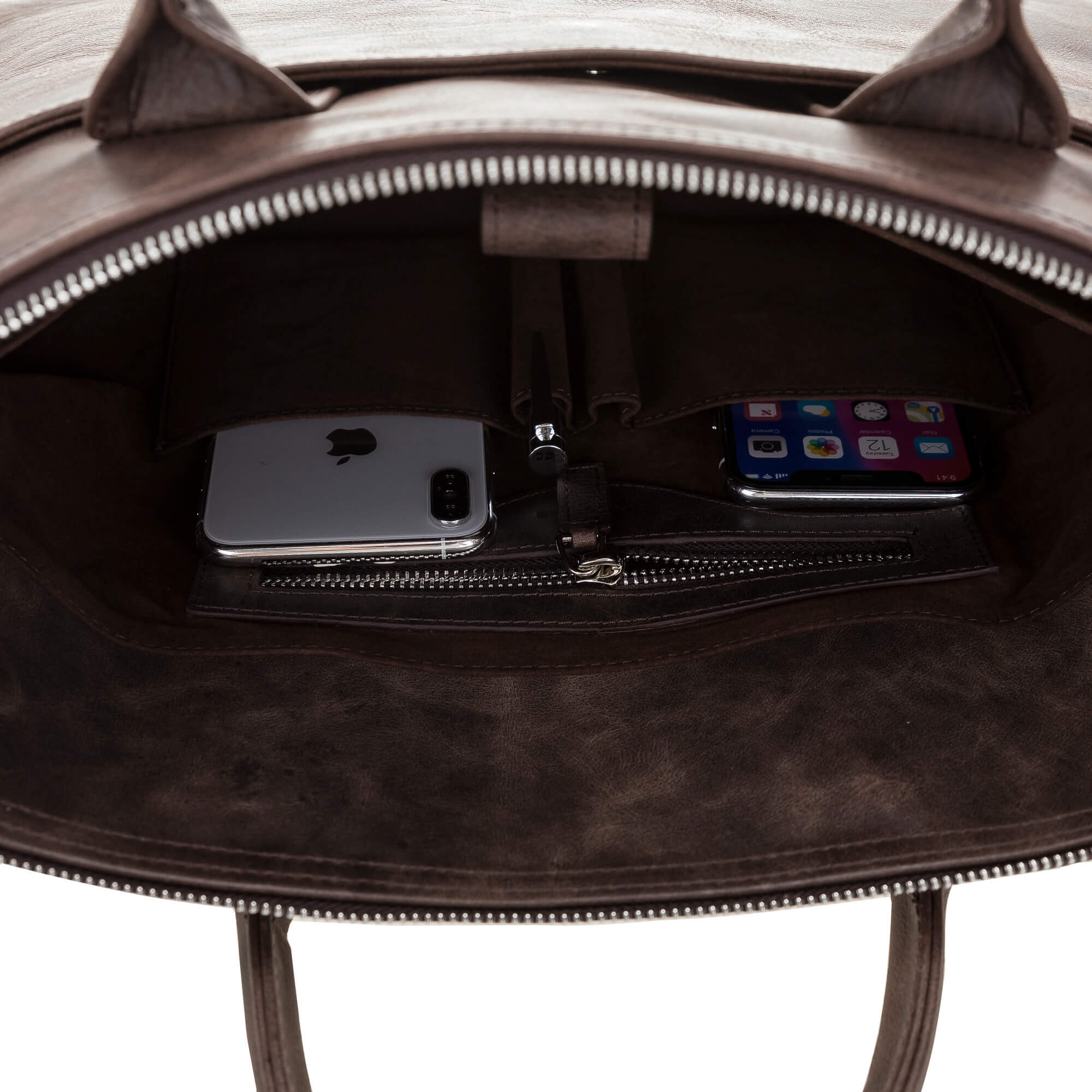 Wizard Briefcase Leather Bag - Laptop Bag
