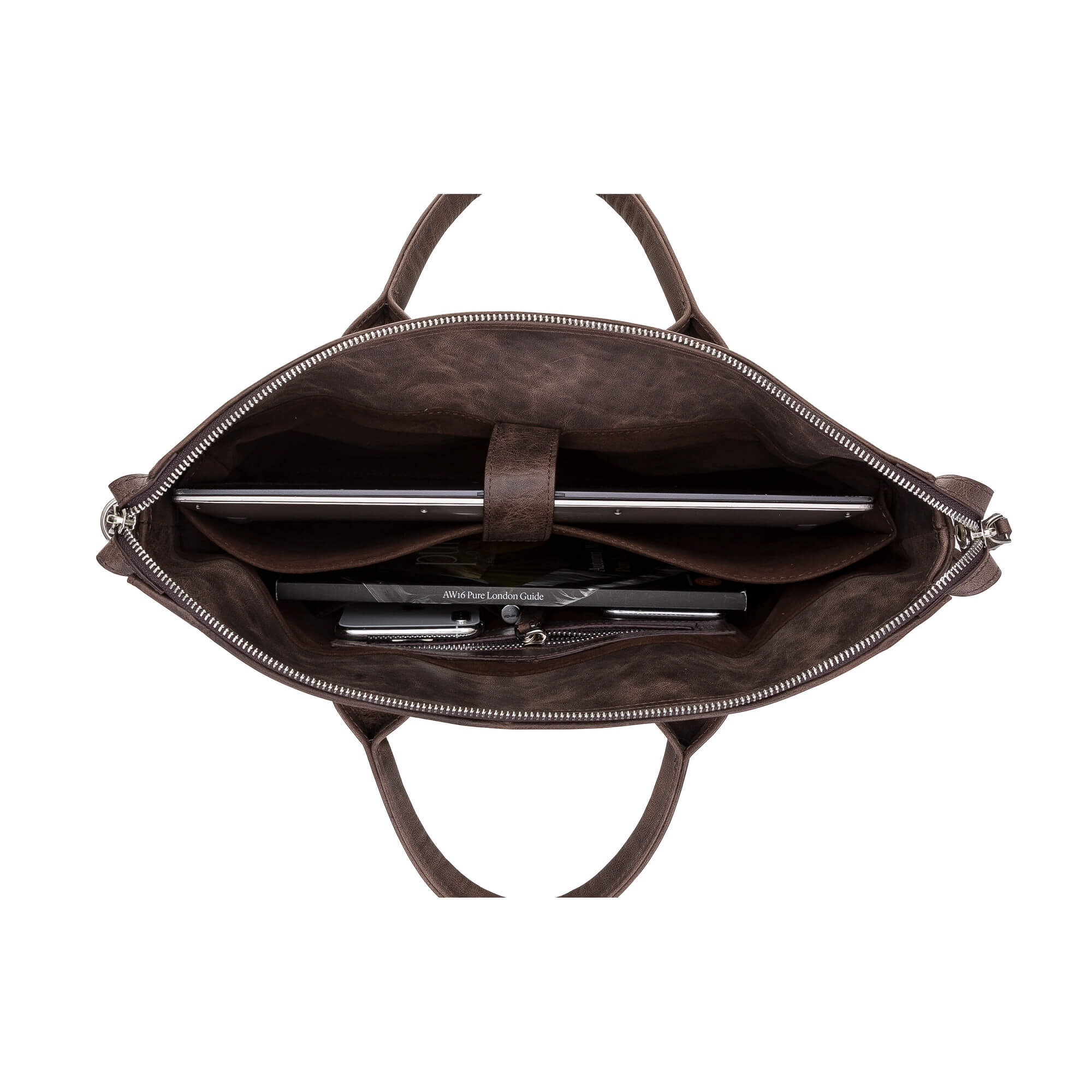 Wizard Briefcase Leather Bag - Laptop Bag
