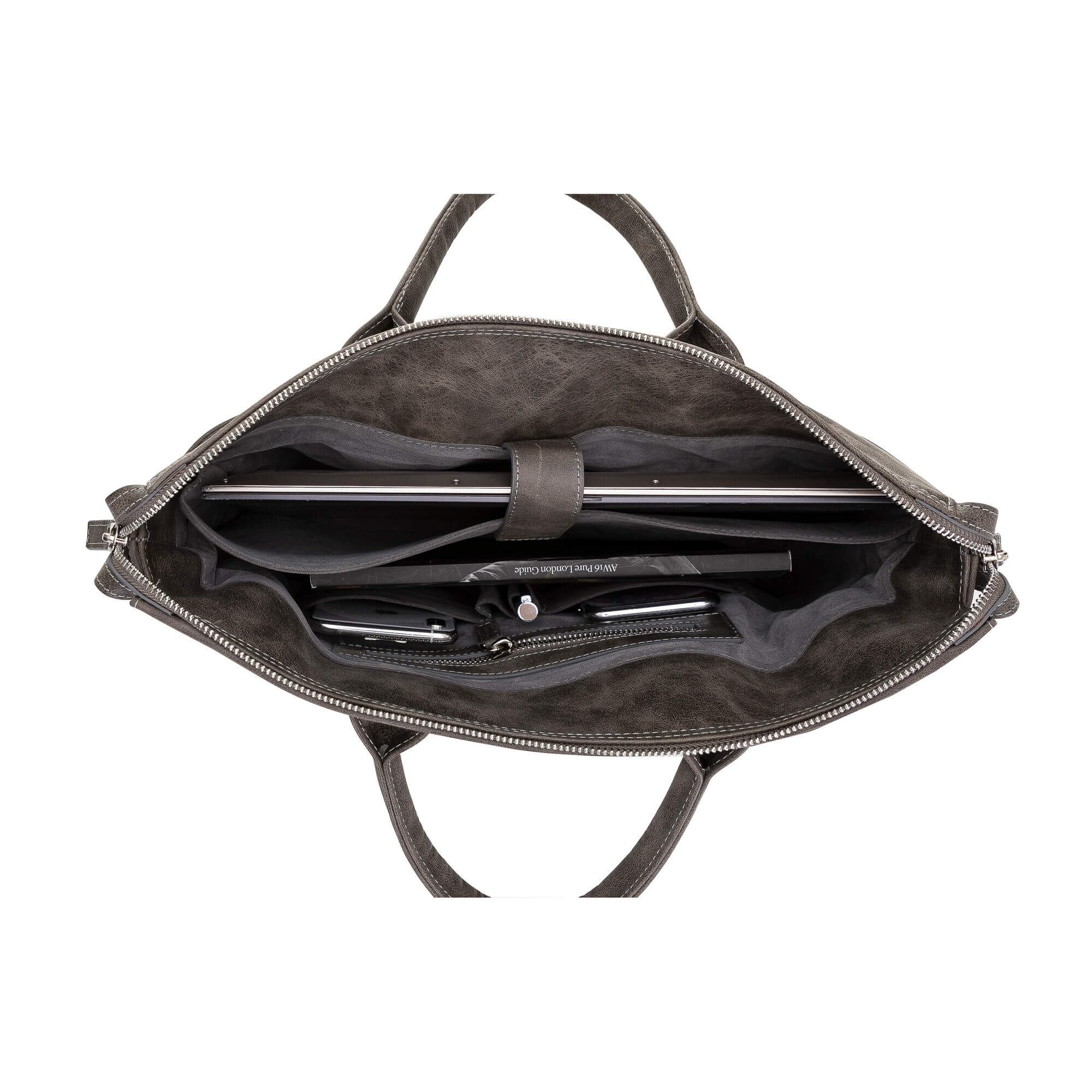 Wizard Briefcase Leather Bag - Laptop Bag