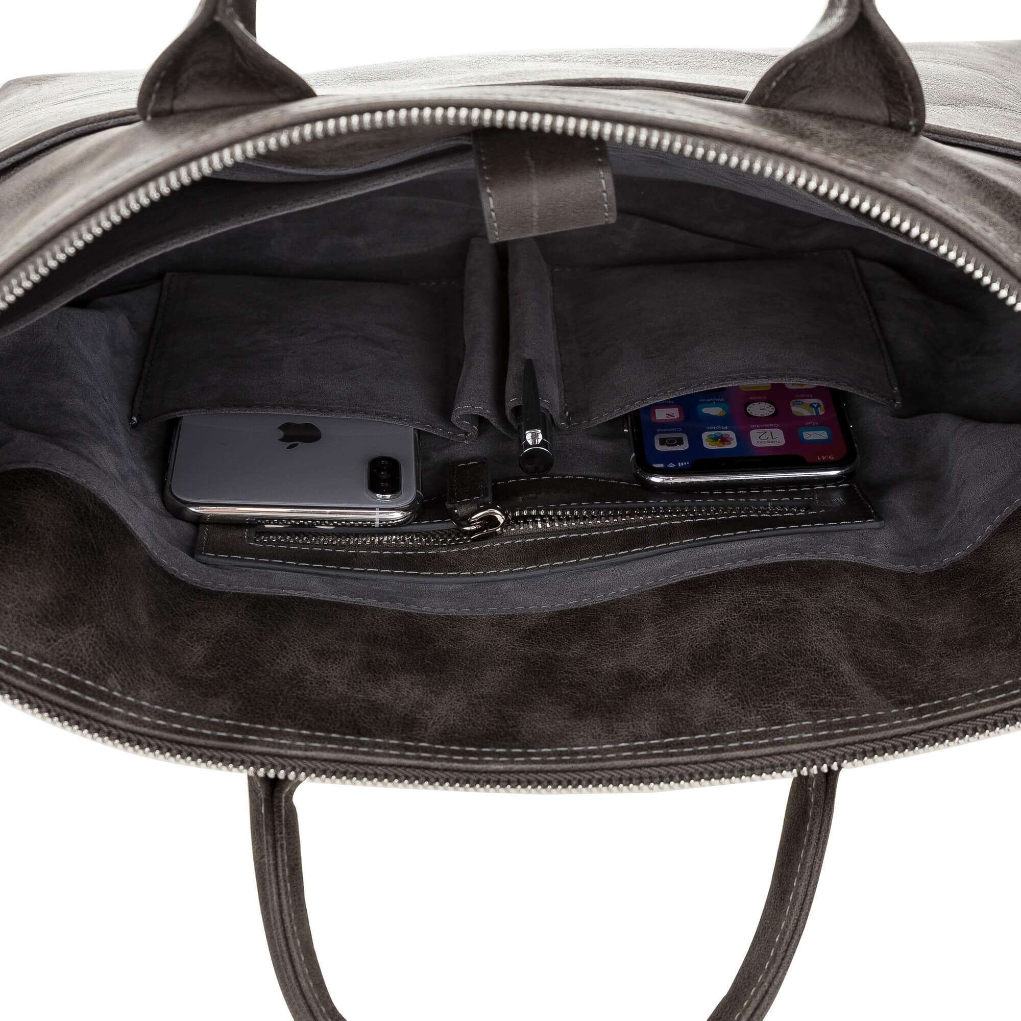 Wizard Briefcase Leather Bag - Laptop Bag