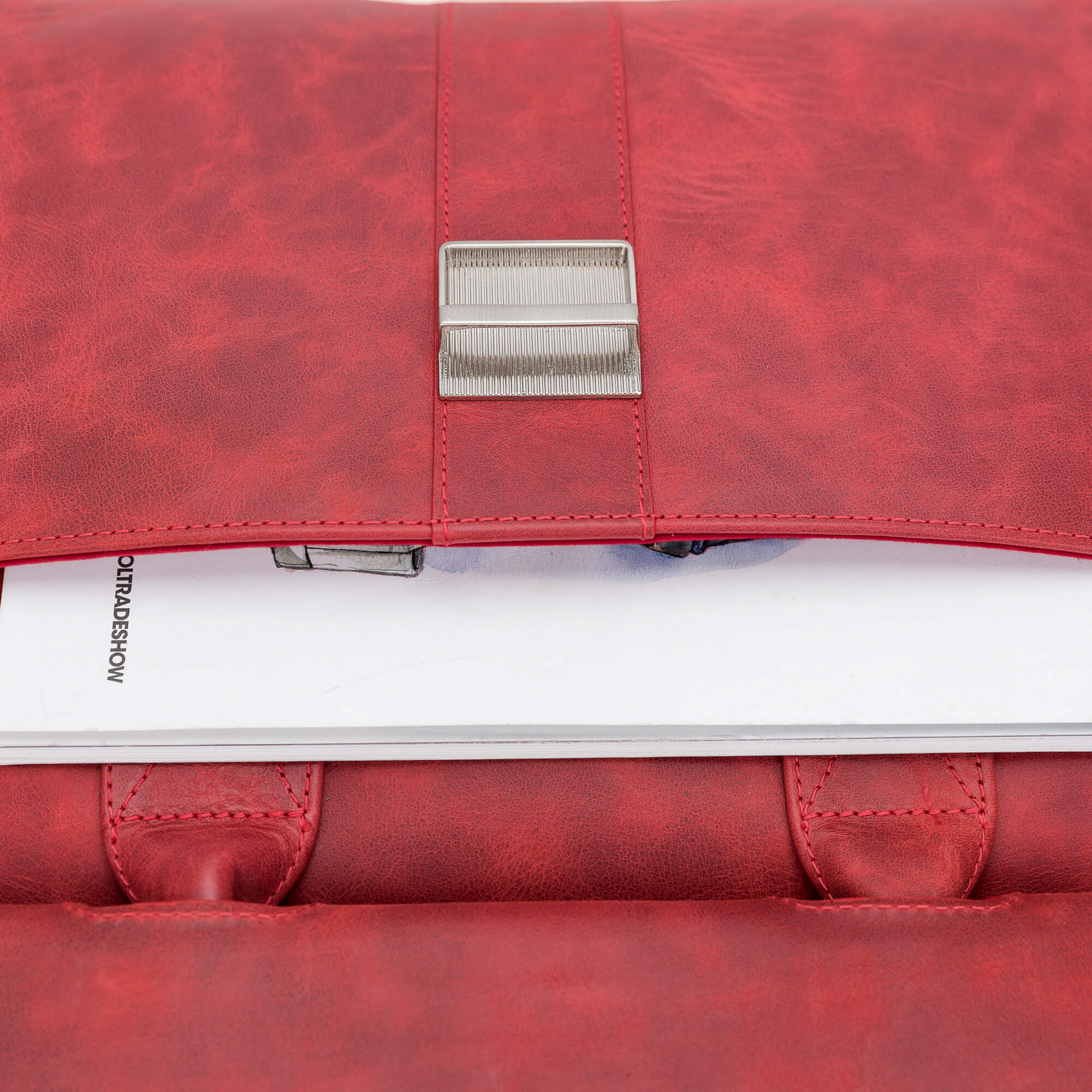 Wizard Briefcase Leather Bag - Laptop Bag