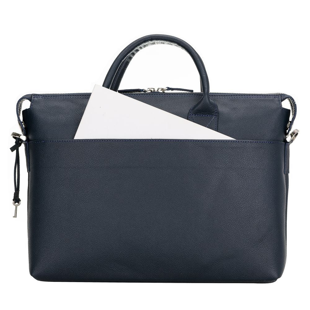 Wizard Briefcase Leather Bag - Laptop Bag