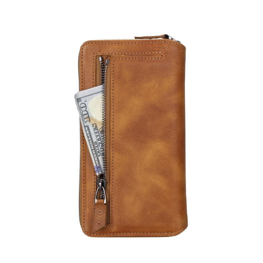 Apple iPhone 15 Series Detachable and Zipper Leather Wallet Case - Pre Order Bouletta LTD