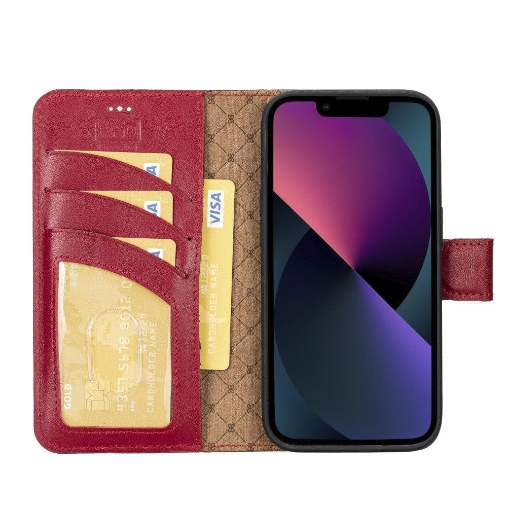 Apple iPhone 15 Series Detachable Leather Wallet Case Colorful - MW Bouletta LTD