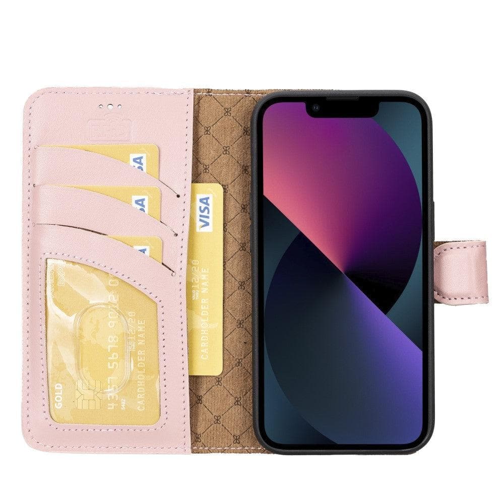 Apple iPhone 15 Series Detachable Leather Wallet Case Colorful - MW Bouletta LTD