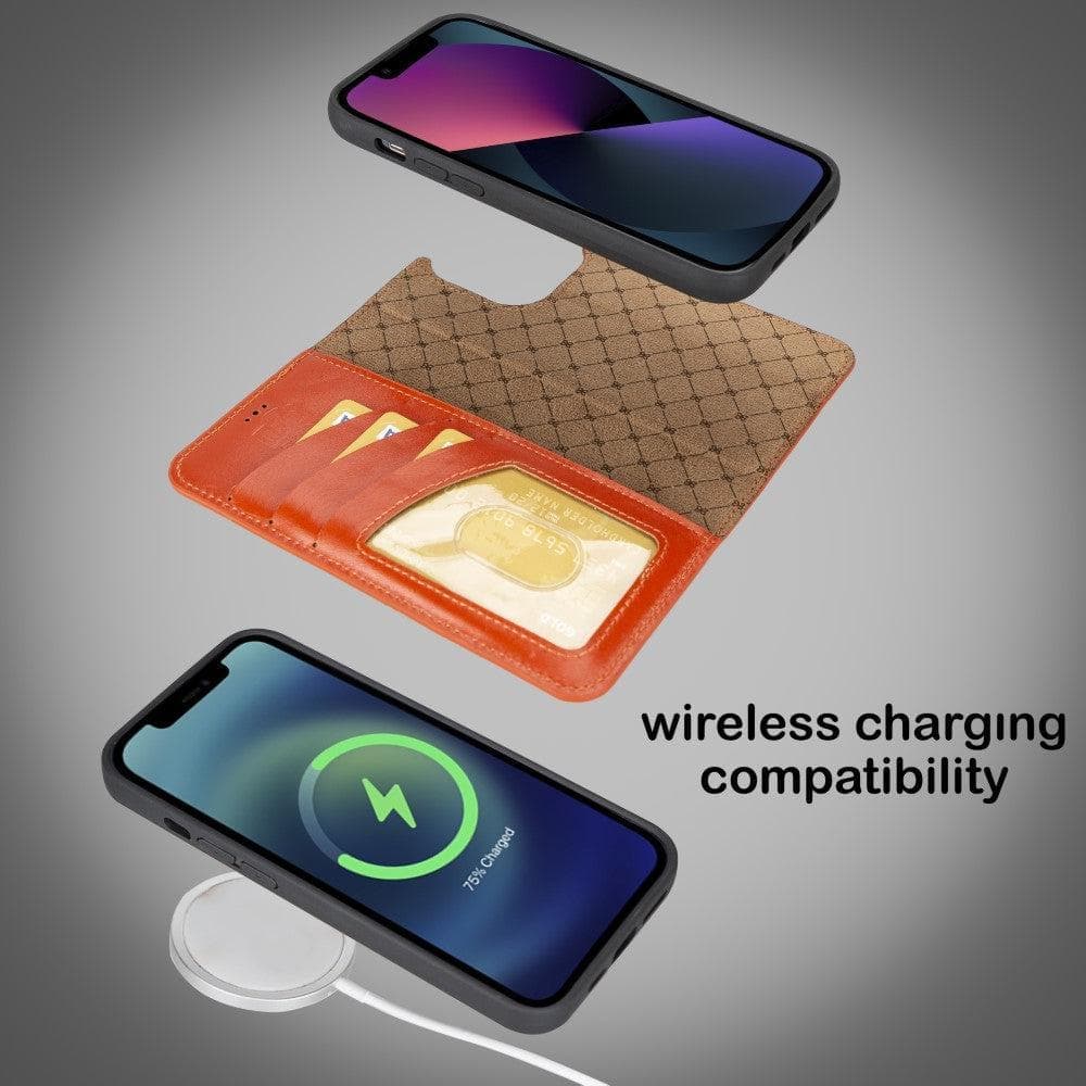 Apple iPhone 15 Series Detachable Leather Wallet Case Colorful - MW Bouletta LTD