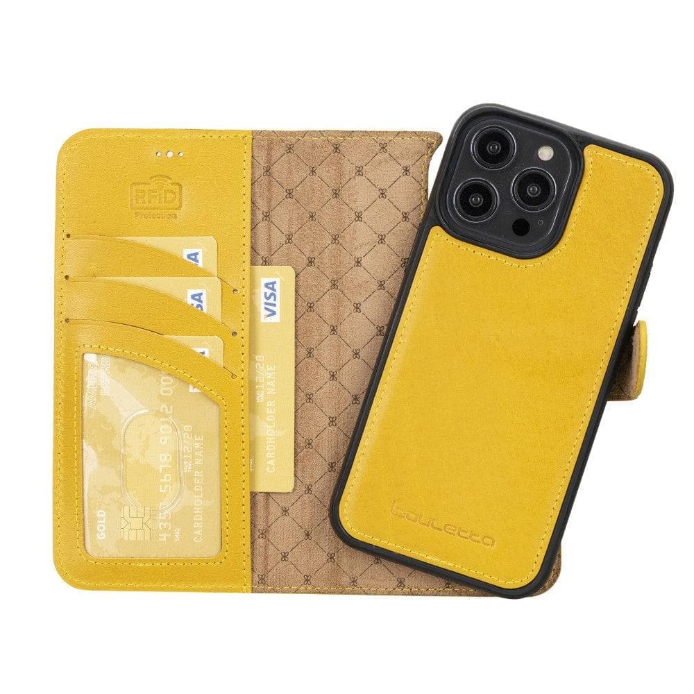 Apple iPhone 15 Series Detachable Leather Wallet Case Colorful - MW Bouletta LTD