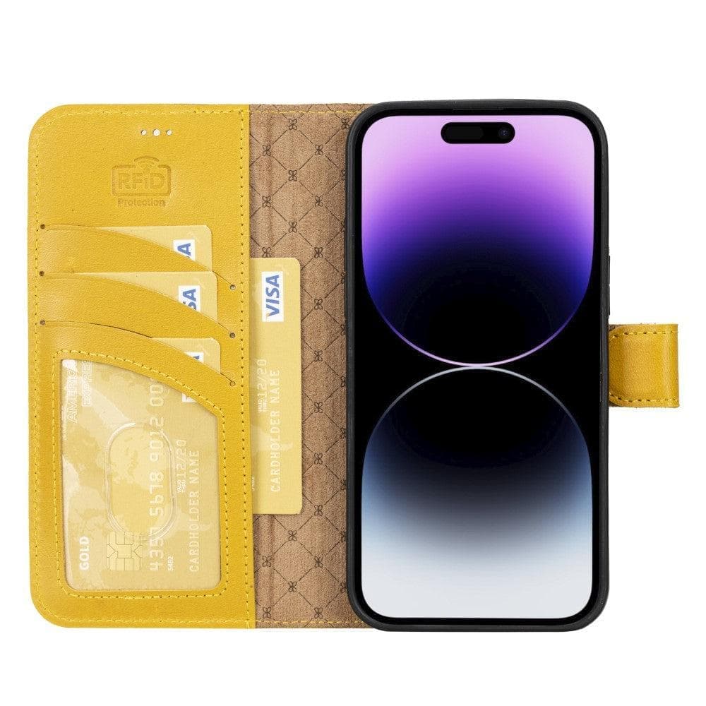Apple iPhone 15 Series Detachable Leather Wallet Case Colorful - MW Bouletta LTD