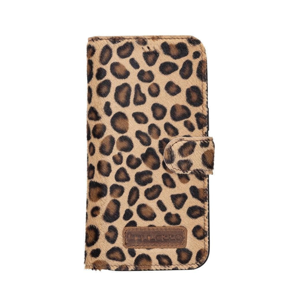 Apple iPhone 15 Series Detachable Leather Wallet Case Darker Color - MW Bouletta LTD