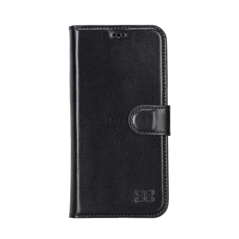 Apple iPhone 15 Series Detachable Leather Wallet Case Darker Color - MW Bouletta LTD