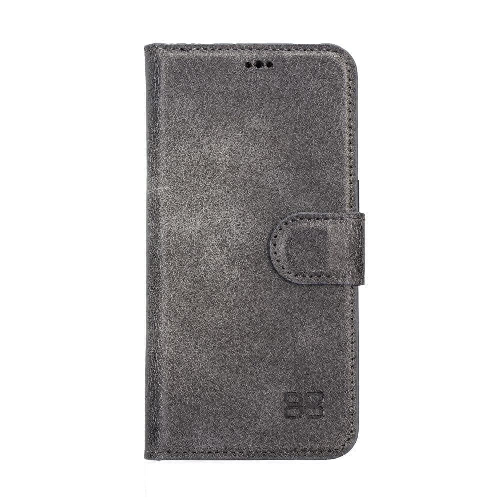 Apple iPhone 15 Series Detachable Leather Wallet Case Darker Color - MW Bouletta LTD