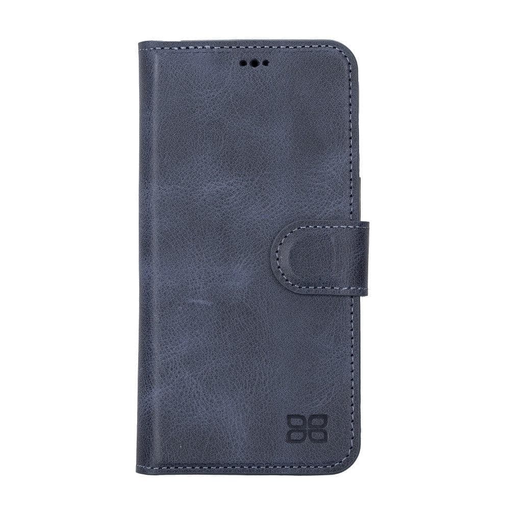 Apple iPhone 15 Series Detachable Leather Wallet Case Darker Color - MW Bouletta LTD
