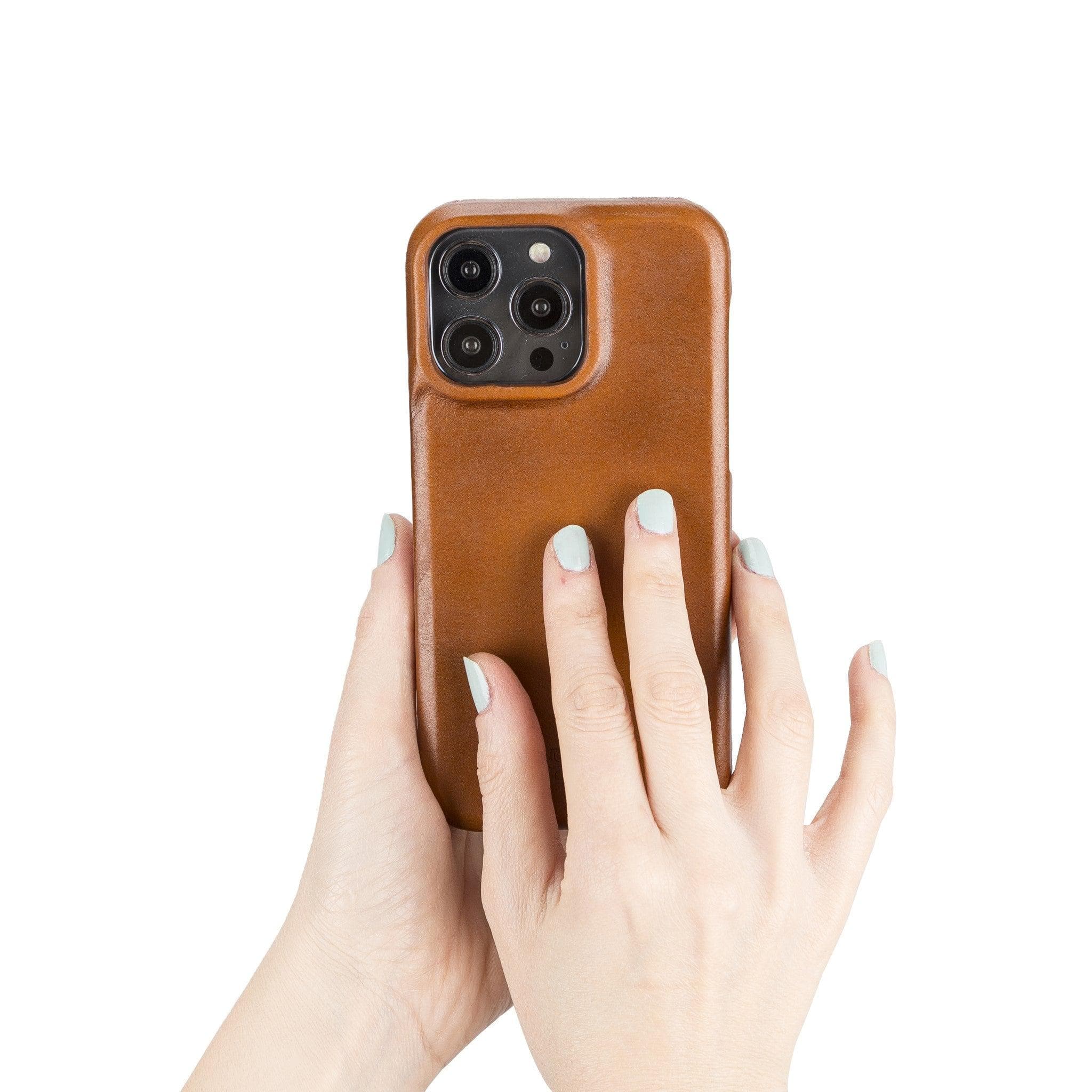 Apple iPhone 15 Series Full Leather Coating Back Cover - Pre Order Bouletta LTD