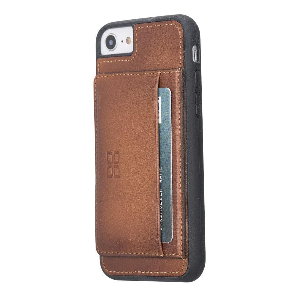 Apple iPhone 8 Series Leather Flex Stand iPhone 8 / Rustin Tan Bouletta