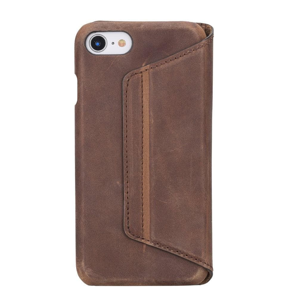 Apple iPhone Ultimate Book Leather Phone Cases iPhone 7 / Antic Brown Bouletta LTD